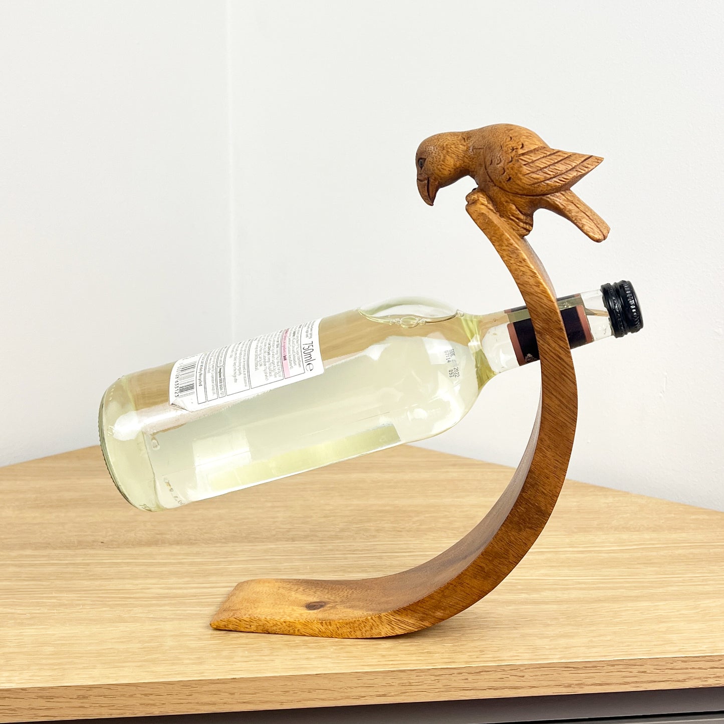 Balancing Wine Bottle Holder - Tropical Bird