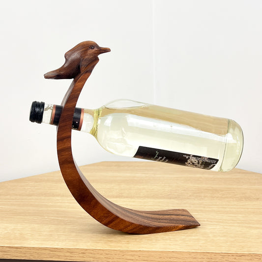 Balancing Wine Bottle Holder - Dolphin