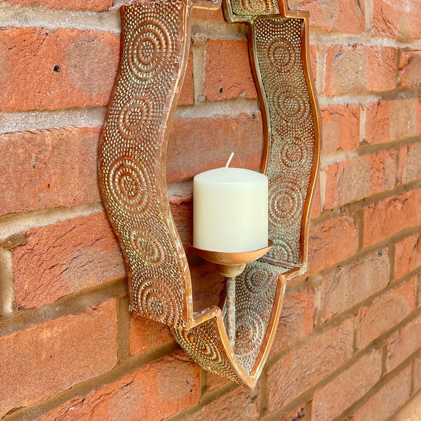 Moroccan Style Wall Mounted Candle Holder