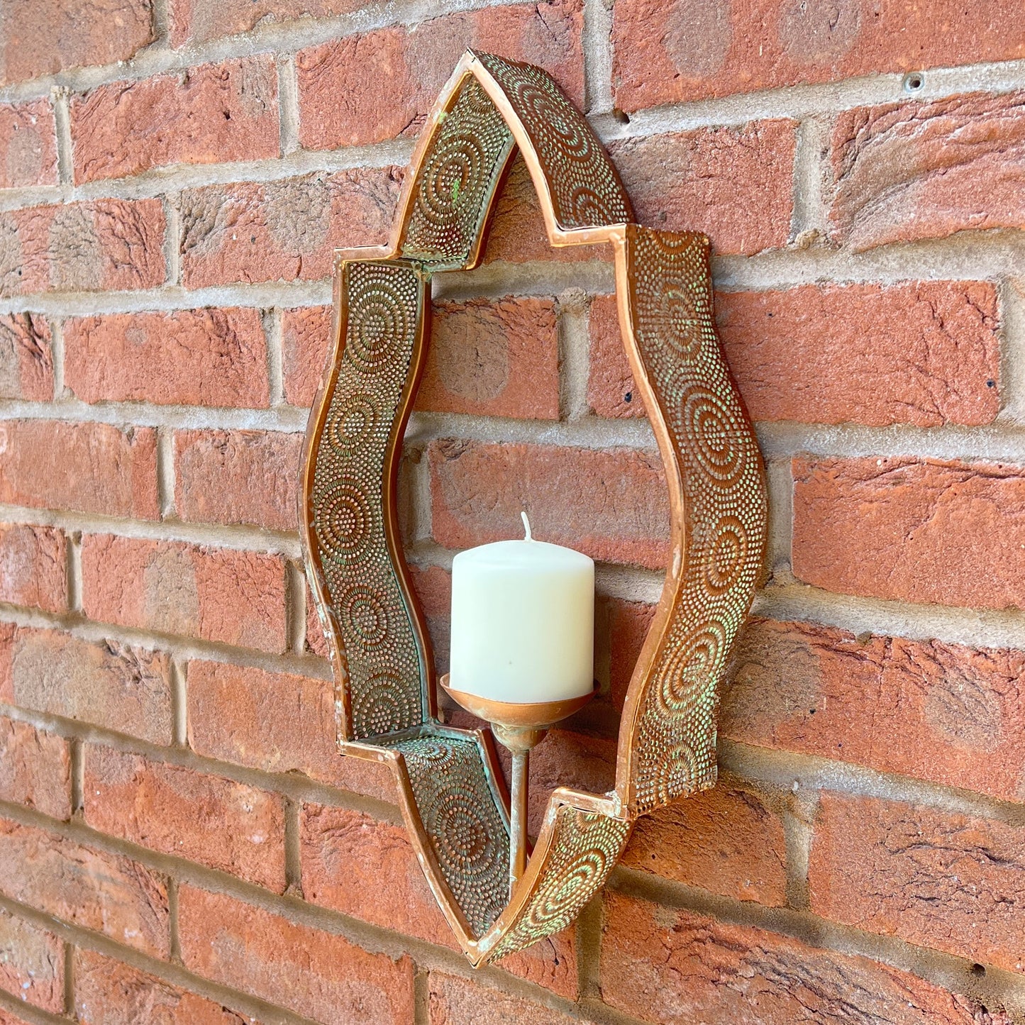 Moroccan Style Wall Mounted Candle Holder