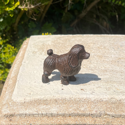 Miniature Poodle Ornament – Cast Iron