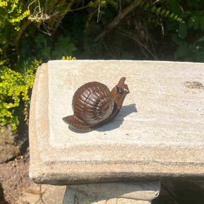 Cast Iron Snail Ornament