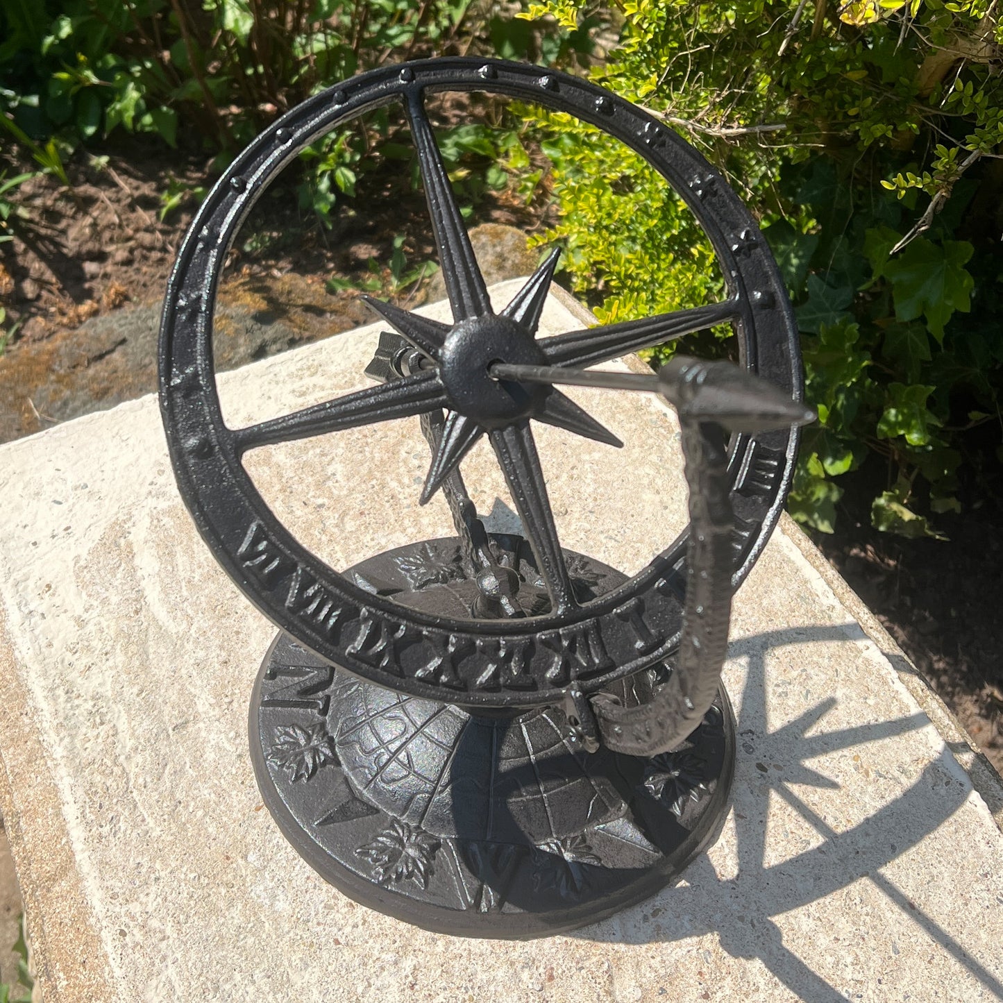 Armillary Sundial – Cast Iron
