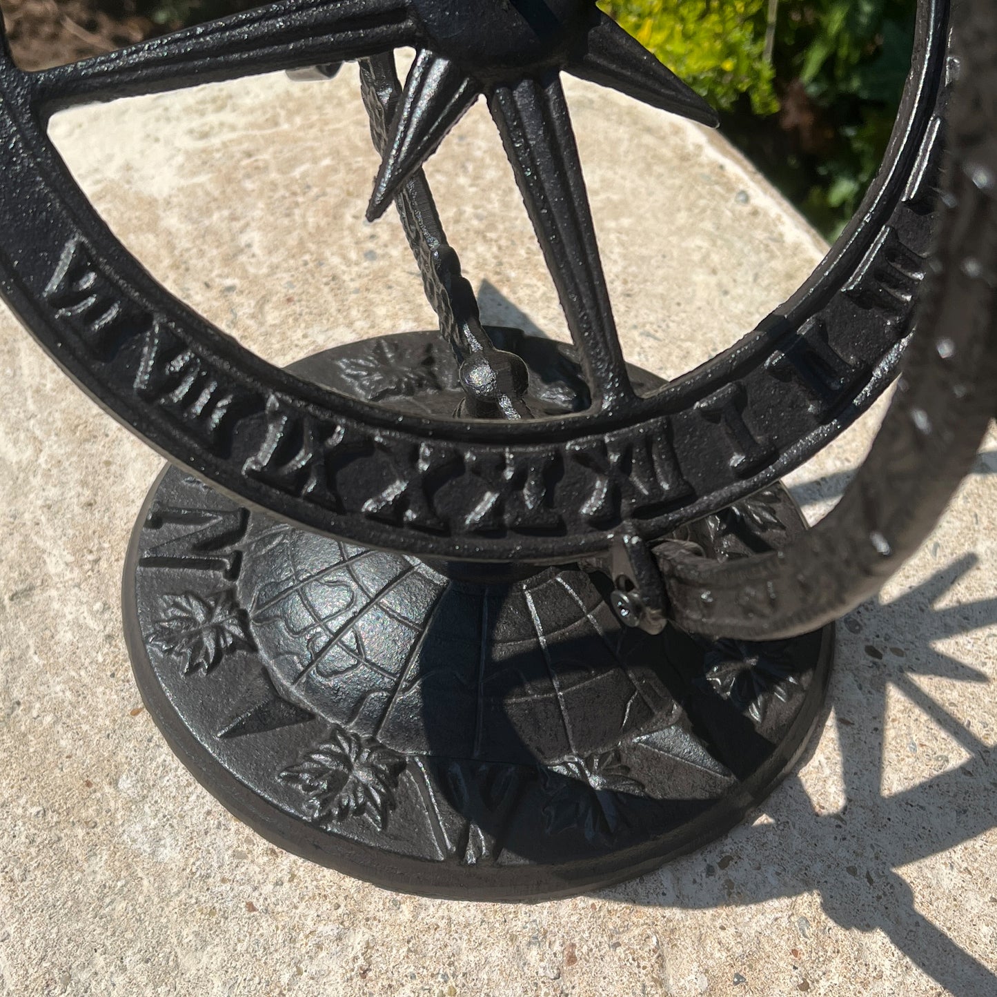 Armillary Sundial – Cast Iron