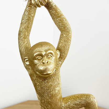 Gold Hanging Monkey - Design #1