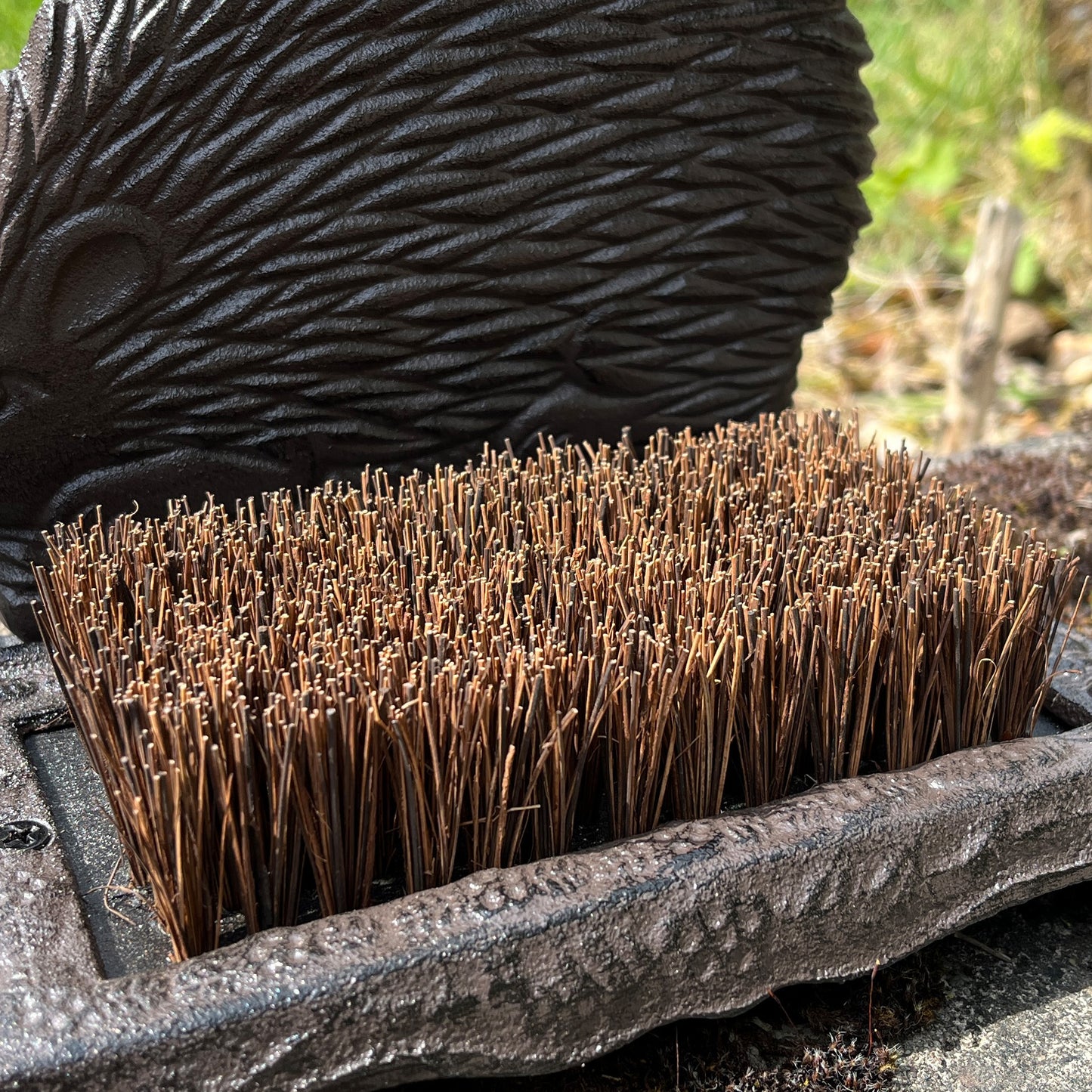 Hedgehog Boot Scraper – Cast Iron