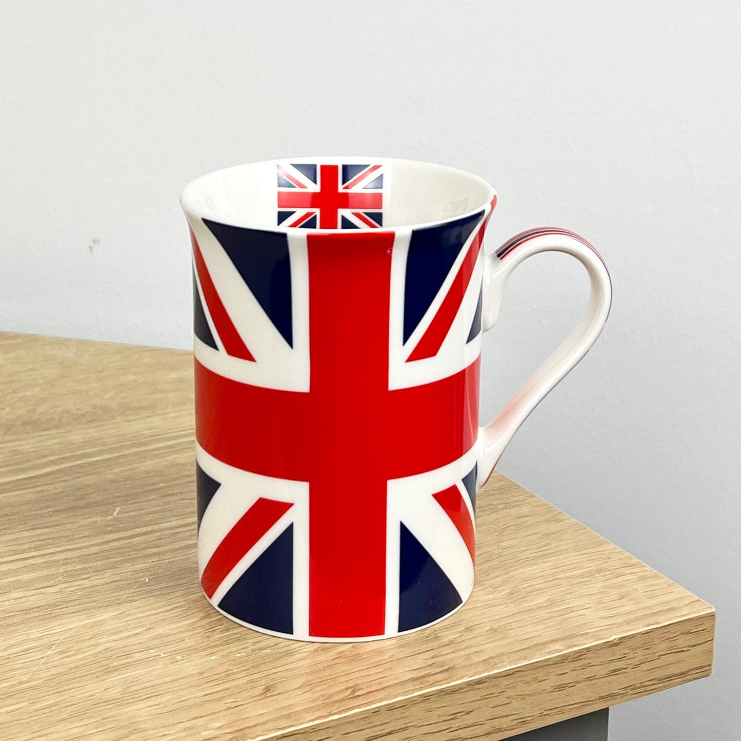 Set of 2 Union Jack UK Flag 250ml Mugs - Fine China
