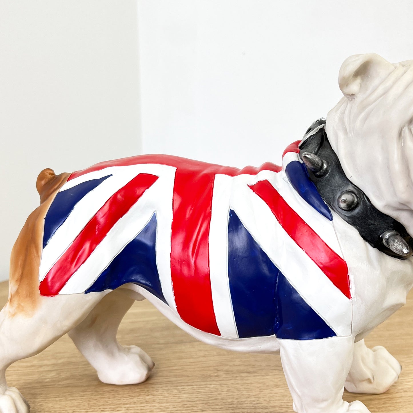 30cm Union Jack Standing British Bulldog Ornament