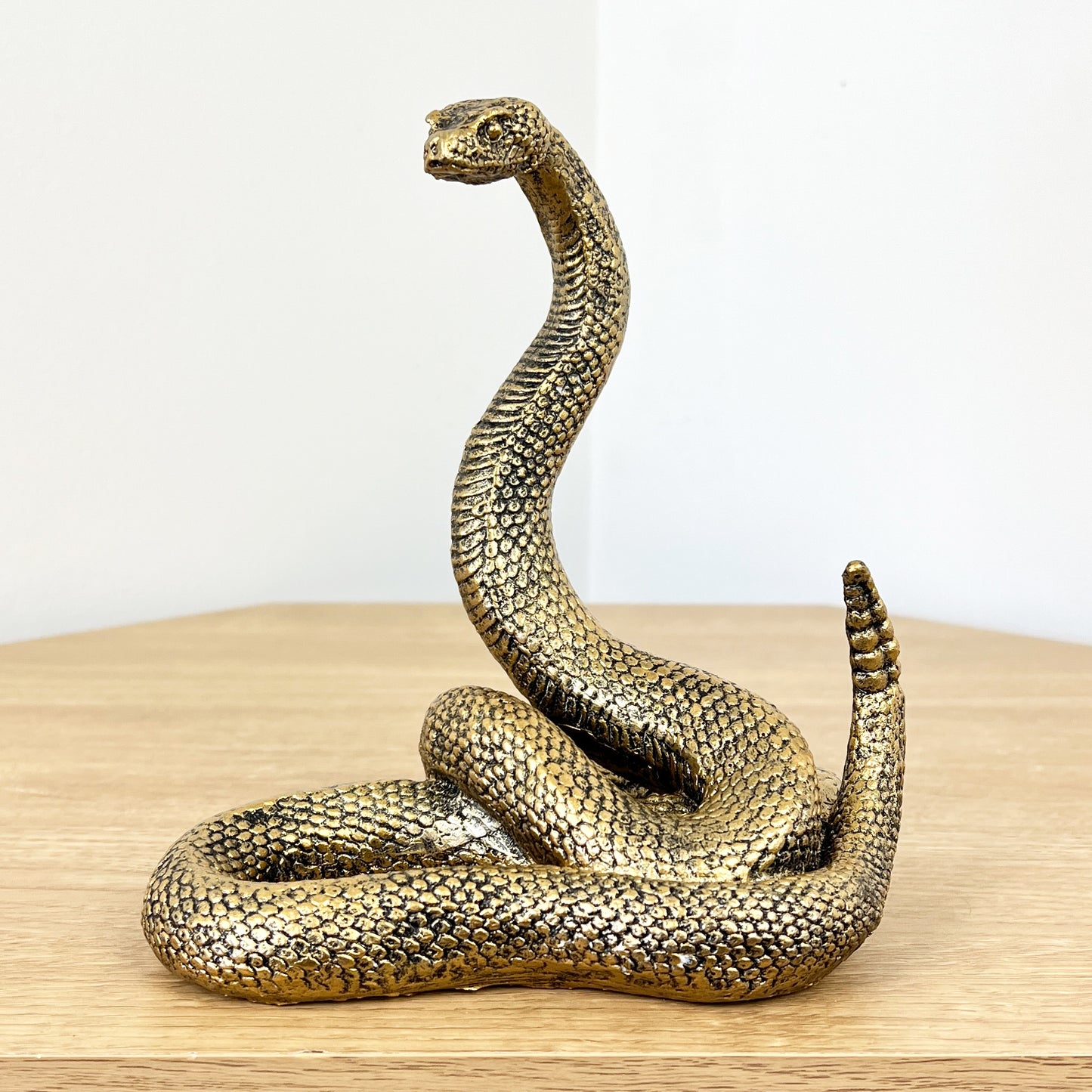 Snake Ornament Figurine – Gold