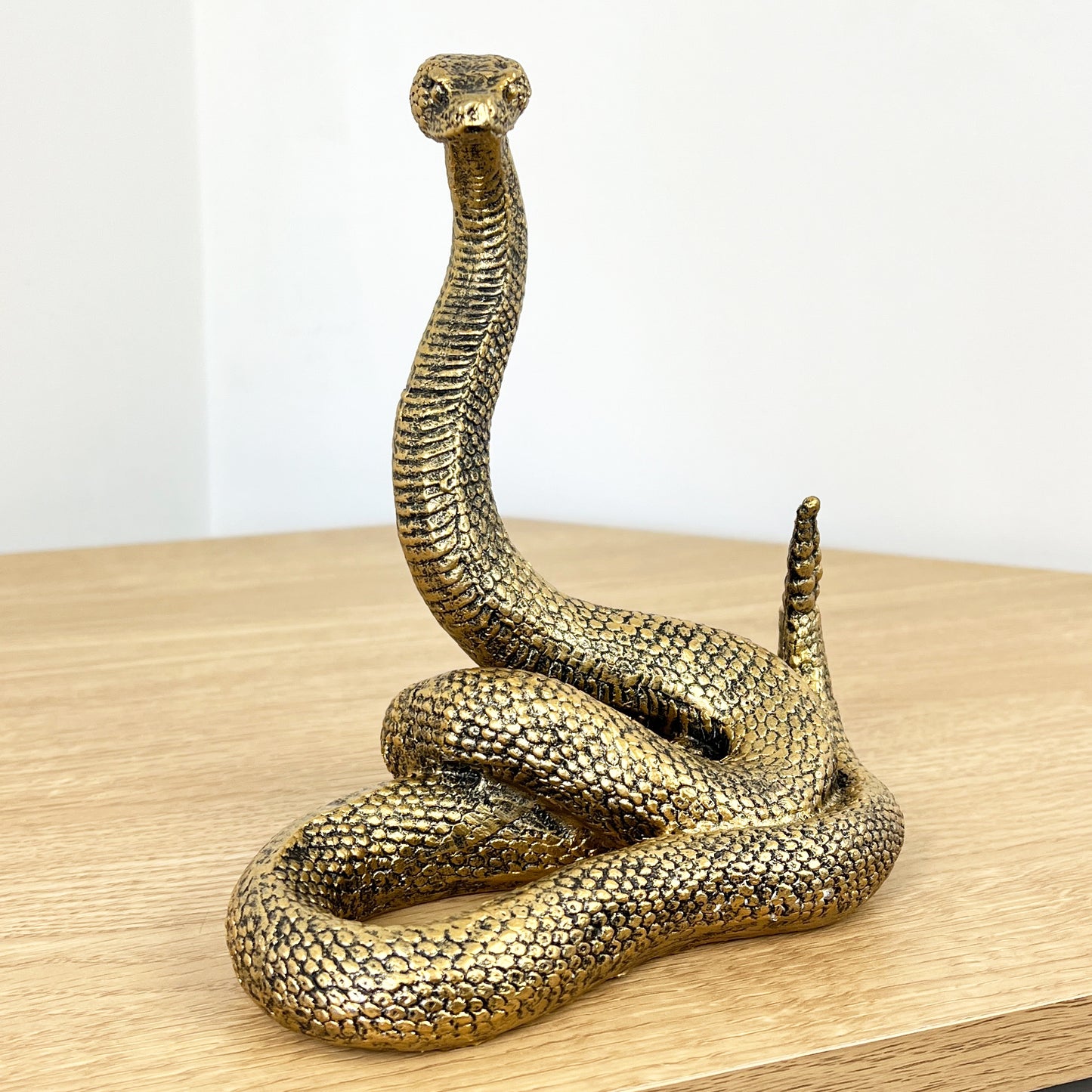 Snake Ornament Figurine – Gold