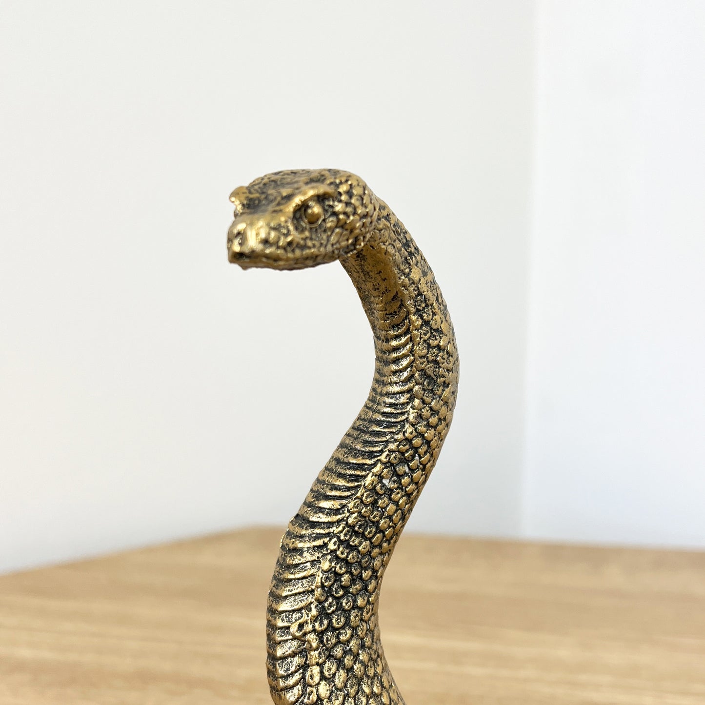 Snake Ornament Figurine – Gold