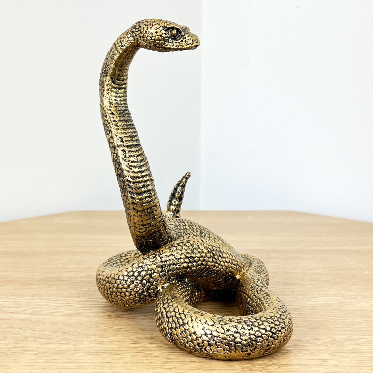 Snake Ornament Figurine – Gold