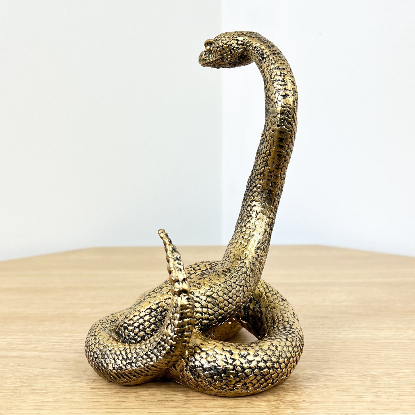 Snake Ornament Figurine – Gold