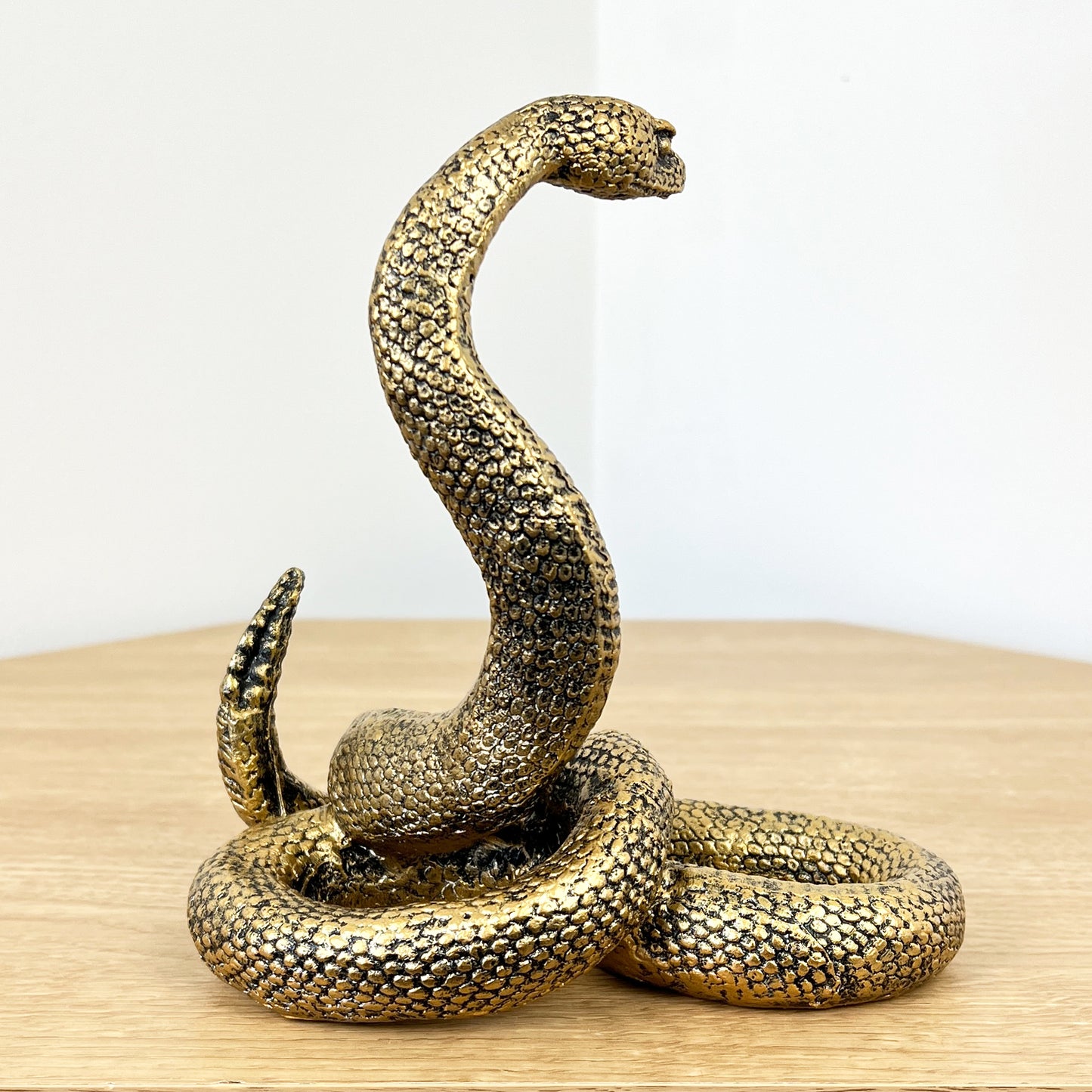 Snake Ornament Figurine – Gold