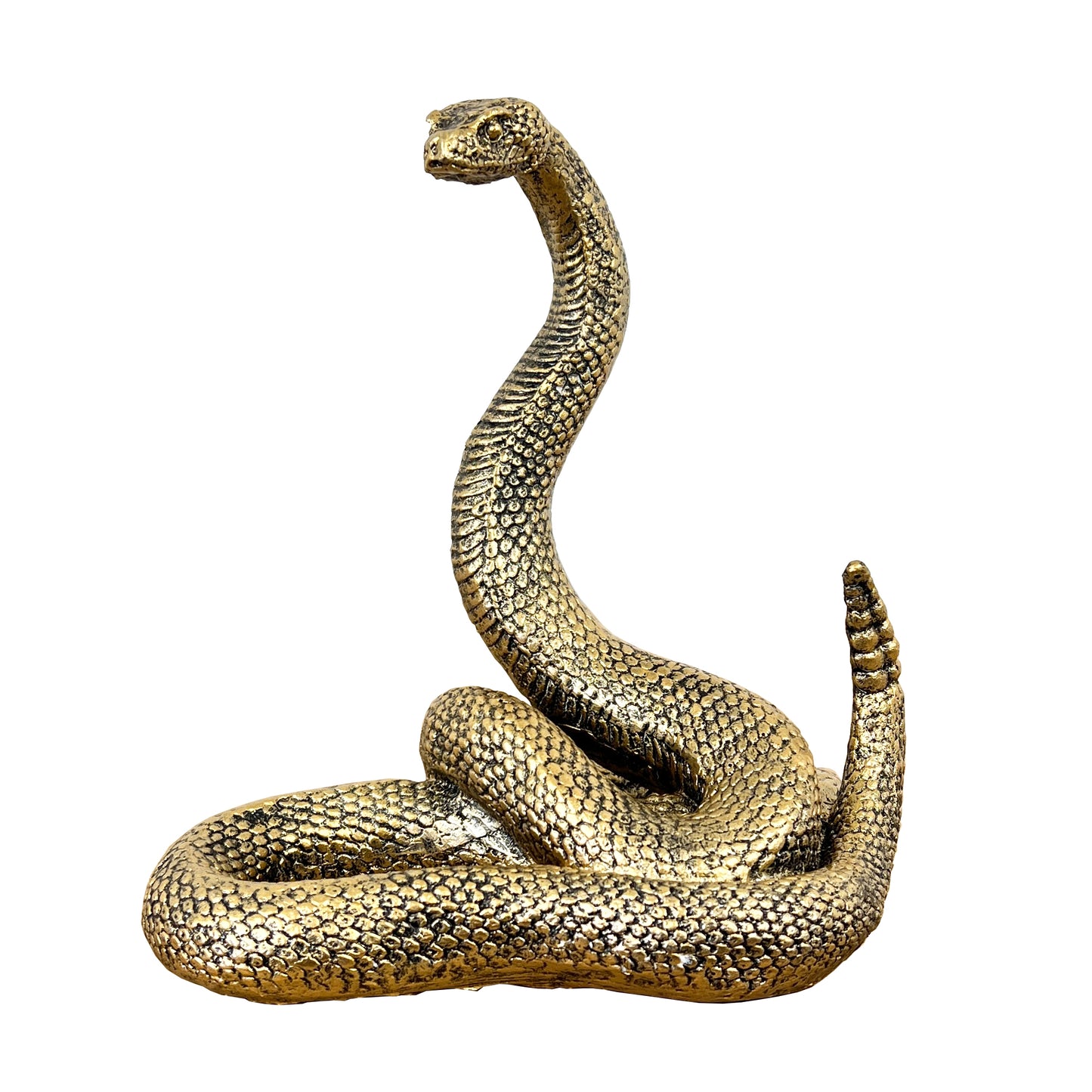 Snake Ornament Figurine – Gold