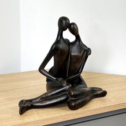 Large Abstract Romantic Couple Sculpture