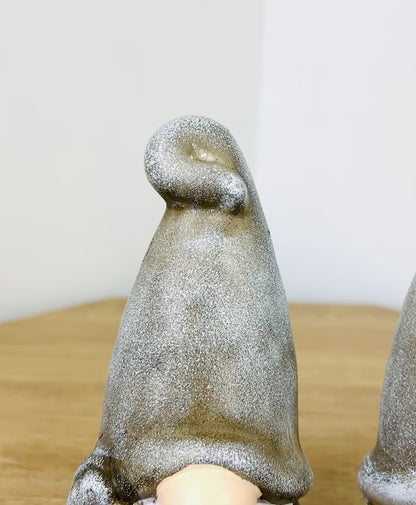 Pair of 17.5cm Gonk Gnomes - Ceramic