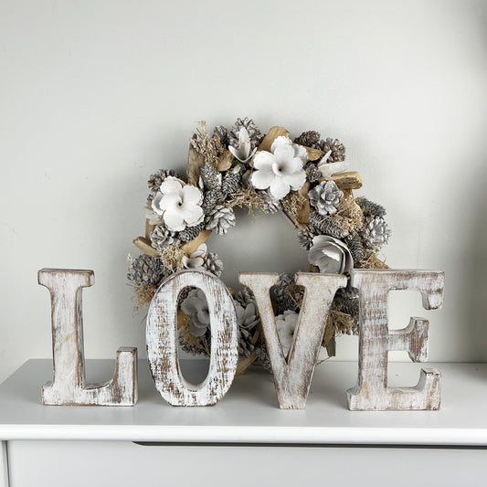 LOVE Free-standing Word Ornament