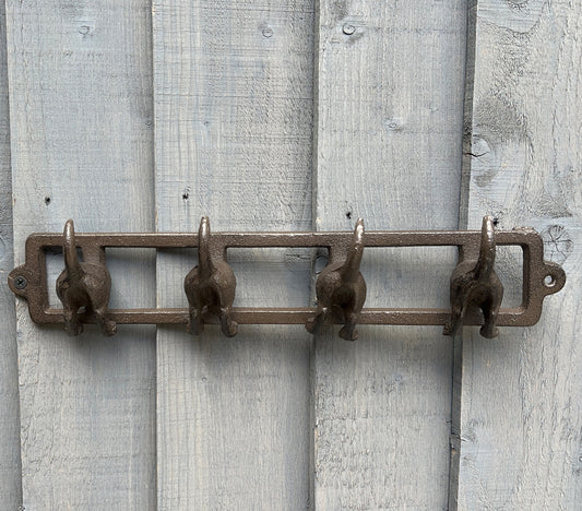 Dog Tail Storage Hooks - Cast Iron