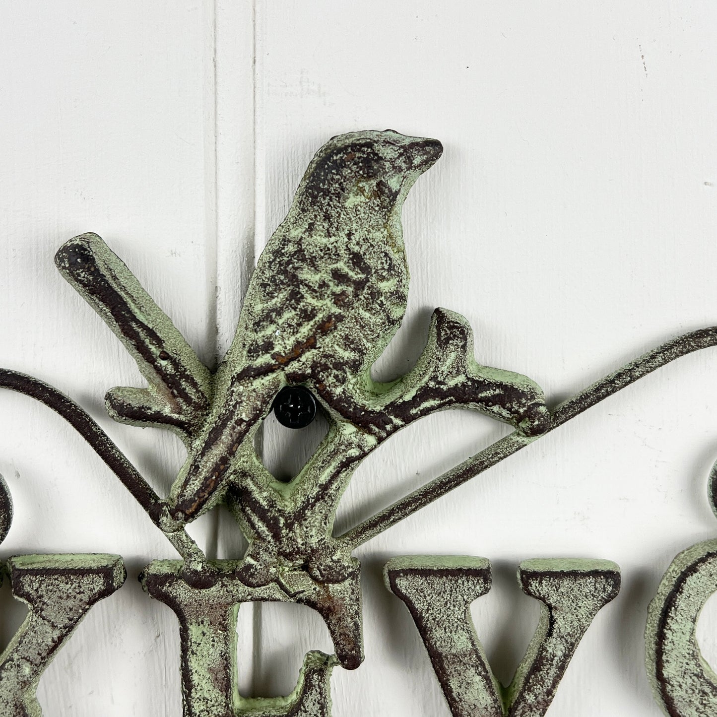 Vintage Style Key Rack with Bird