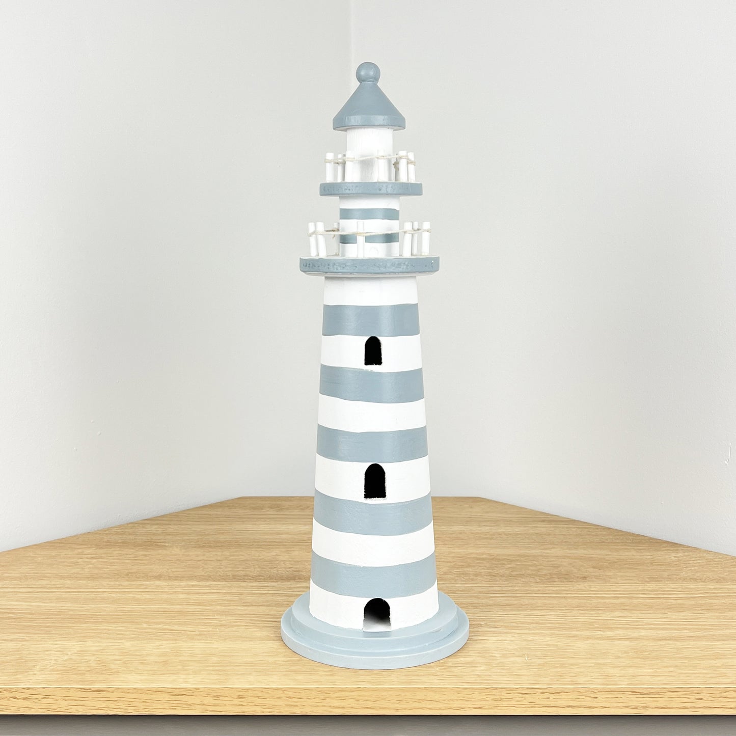 15" Wooden Lighthouse Ornament