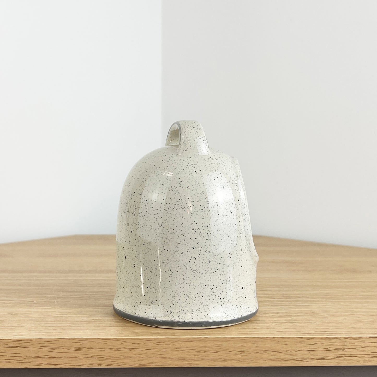 Salt Pig - Grey Ceramic