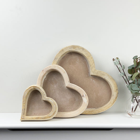 Chunky Heart Decorative Trays