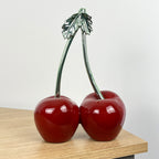 24.5cm Tall Funky Cherries Ornament - Resin