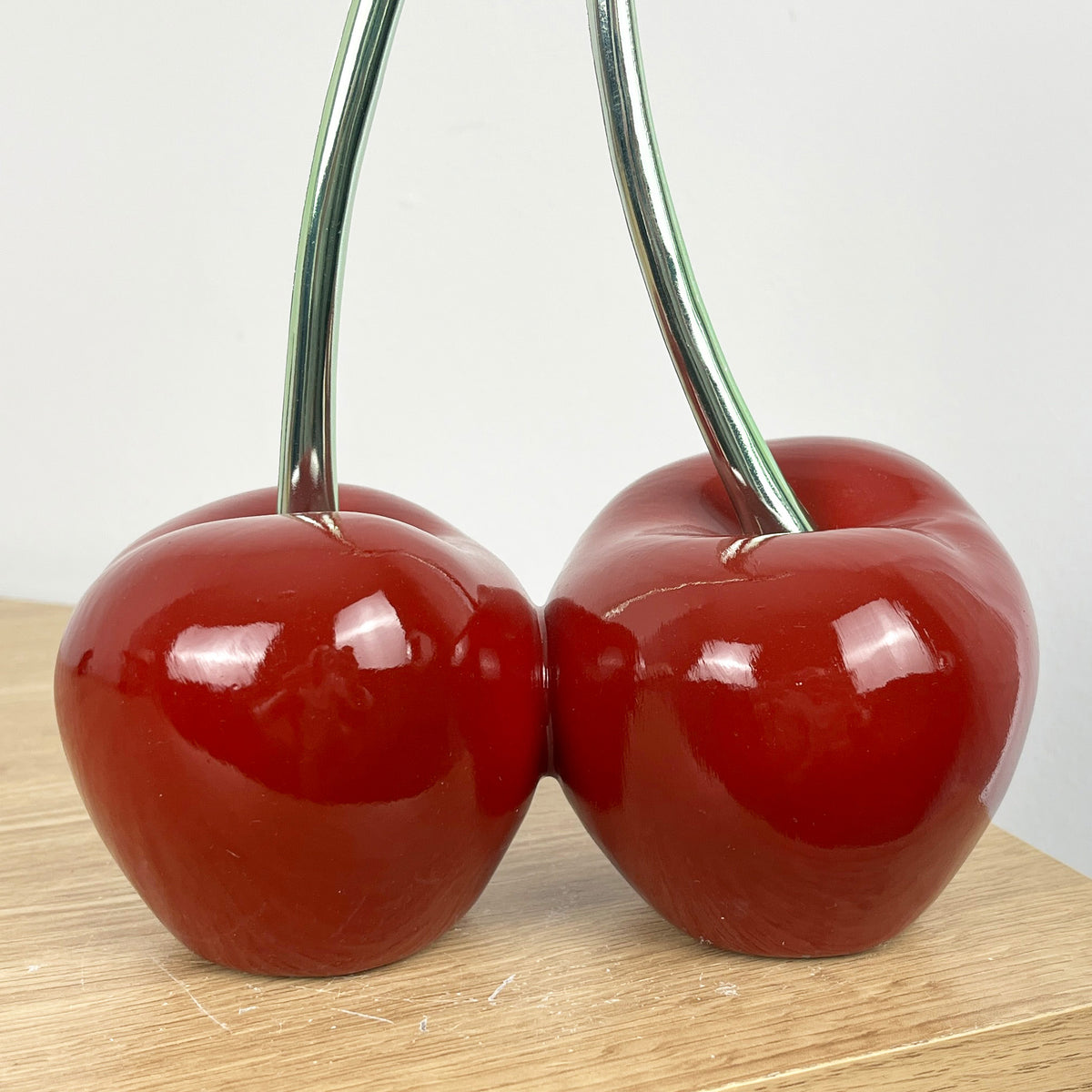 24.5cm Tall Funky Cherries Ornament - Resin