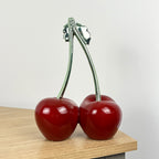 24.5cm Tall Funky Cherries Ornament - Resin