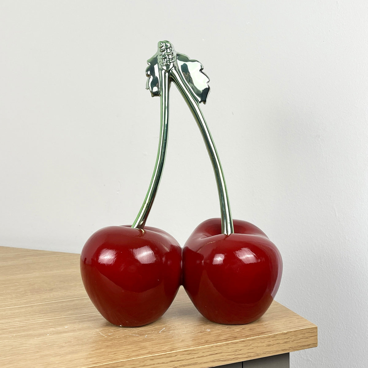 24.5cm Tall Funky Cherries Ornament - Resin