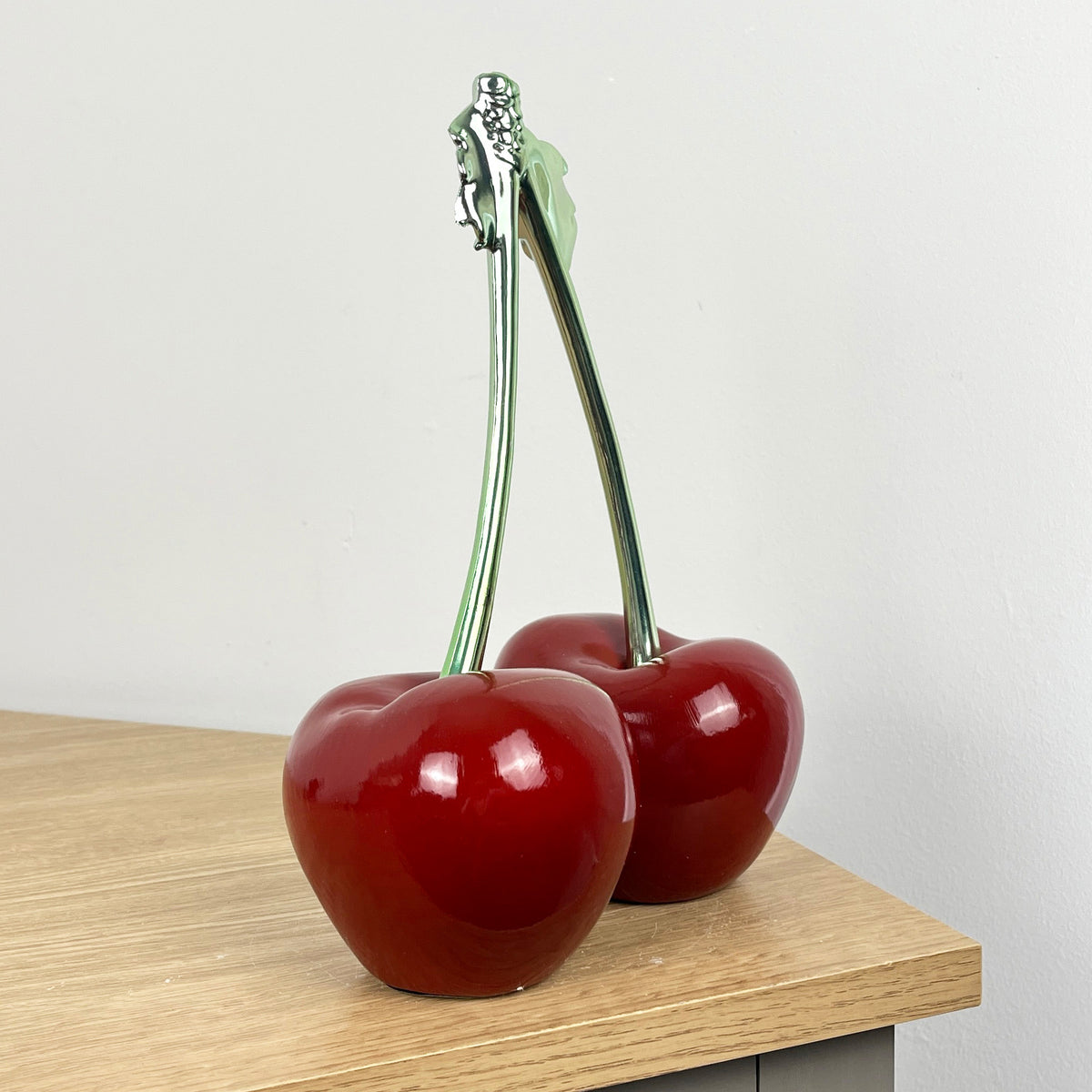 24.5cm Tall Funky Cherries Ornament - Resin