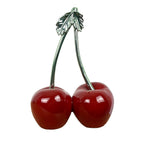 24.5cm Tall Funky Cherries Ornament - Resin