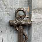 17cm Anchor Wall Hook - Cast Iron