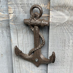 17cm Anchor Wall Hook - Cast Iron