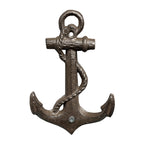17cm Anchor Wall Hook - Cast Iron