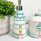 2 Piece Lighthouse Bathroom Accessories Set - Ceramic