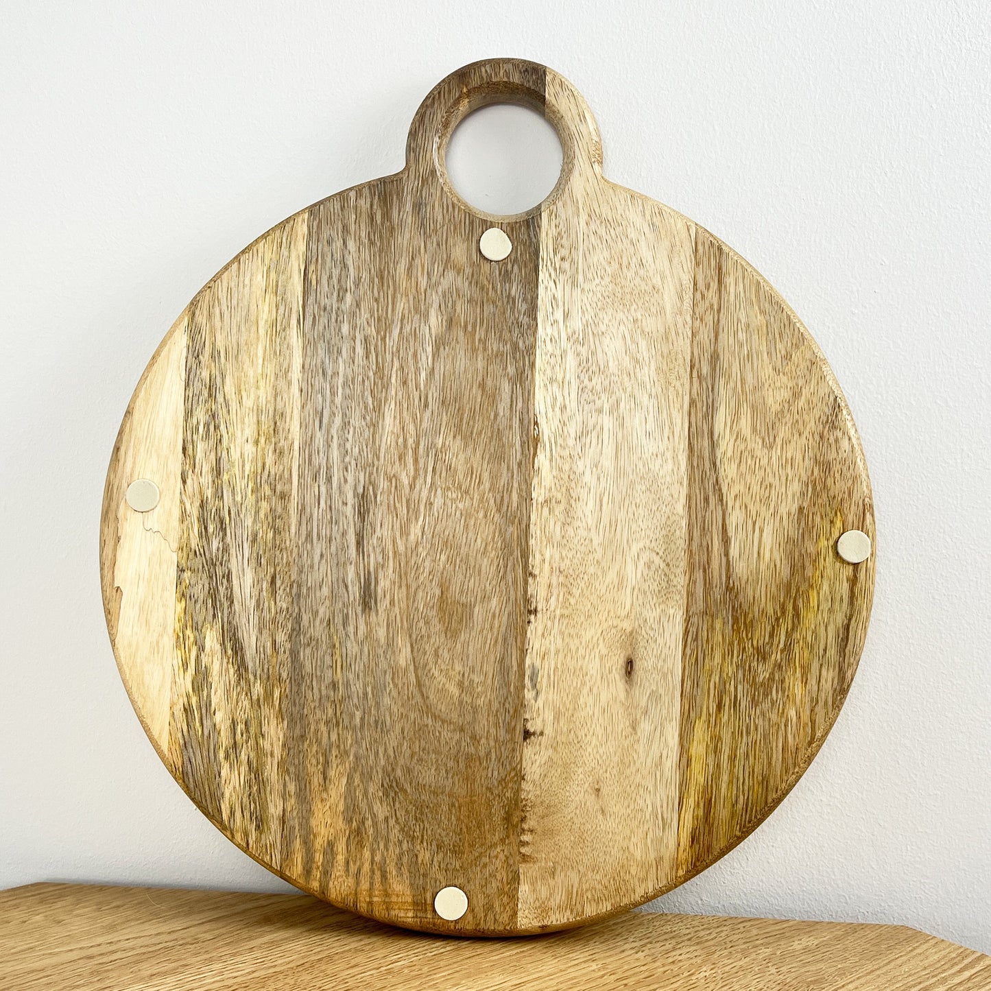 30cm Round Mango Wood Chopping Board