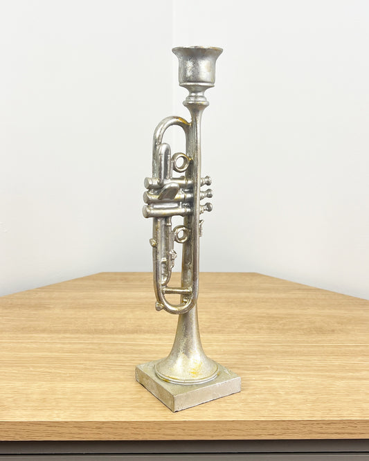 31cm Trumpet Candle Holder – Resin
