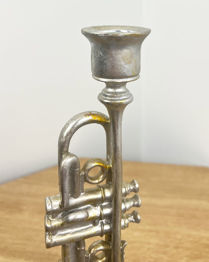 31cm Trumpet Candle Holder – Resin