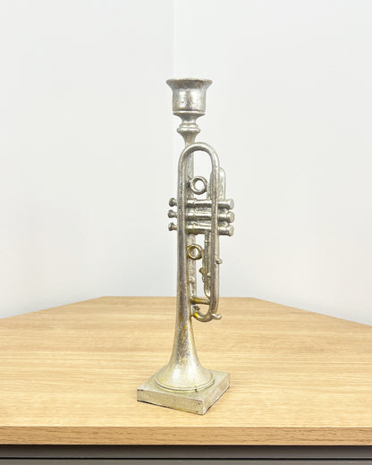 31cm Trumpet Candle Holder – Resin