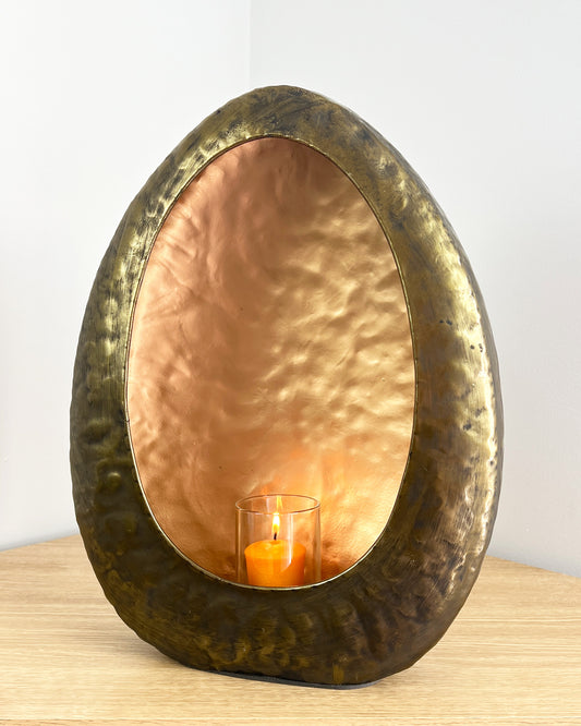 39cm Large Abstract Sculpture Candle Holder