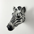 Zebra Head Wall Planter - Resin