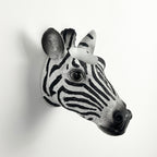 Zebra Head Wall Planter - Resin