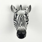 Zebra Head Wall Planter - Resin