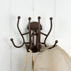 4 Hook Wall Mounted Coat Stand – Metal
