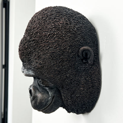 Gorilla Head Wall Decoration – Resin