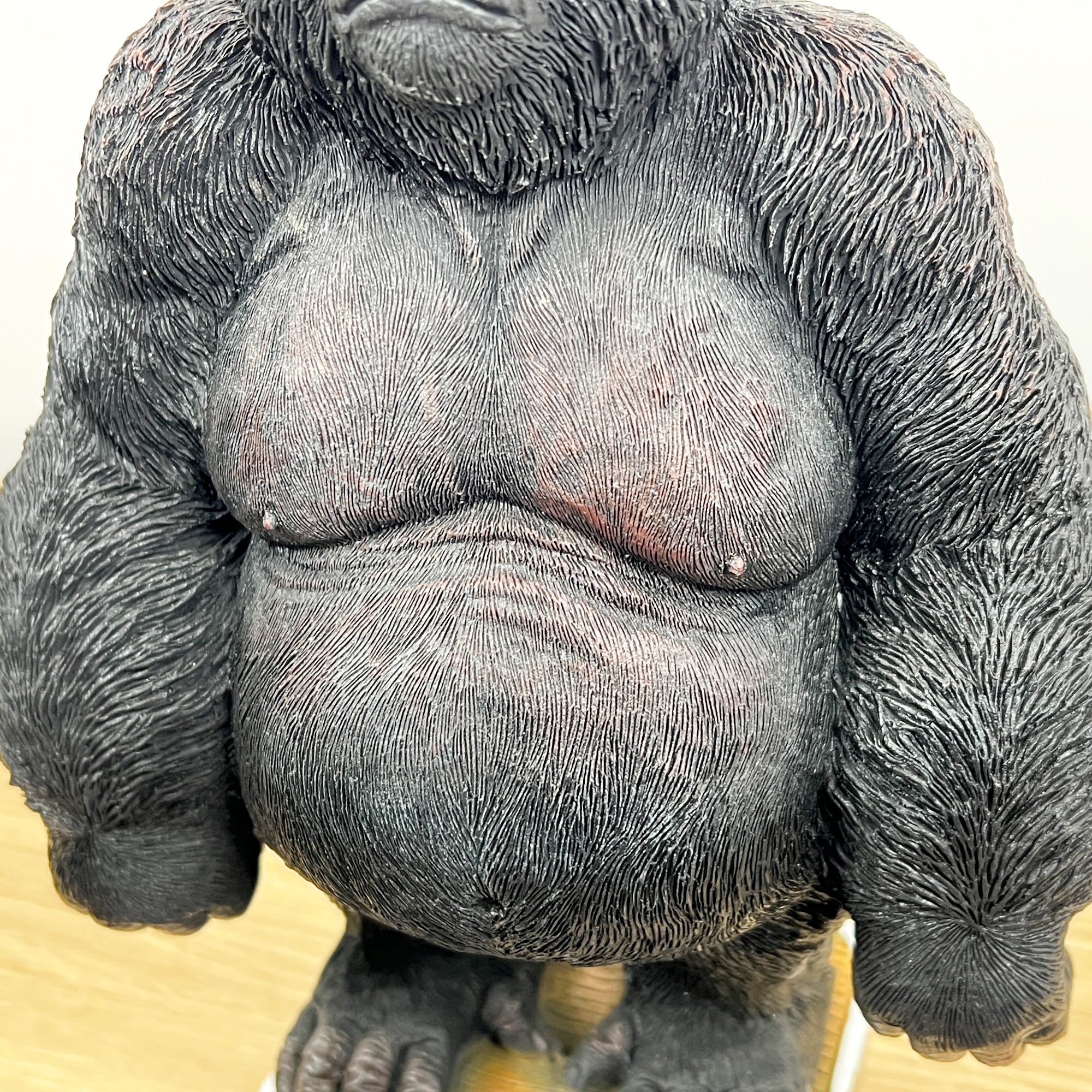 10.5” Gorilla on Bathroom Scales – Resin