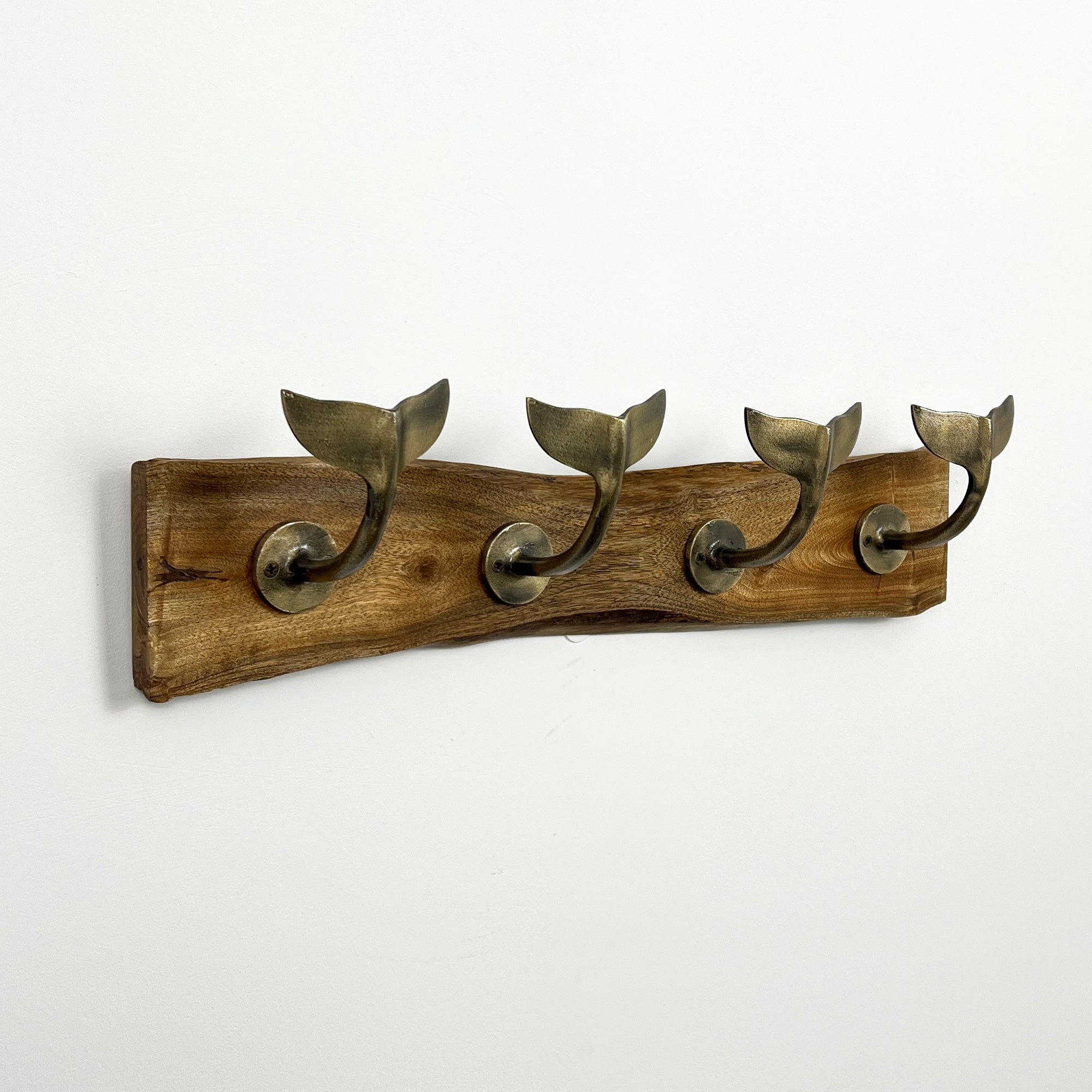 Whale Tail Storage Hook Rack – Gold