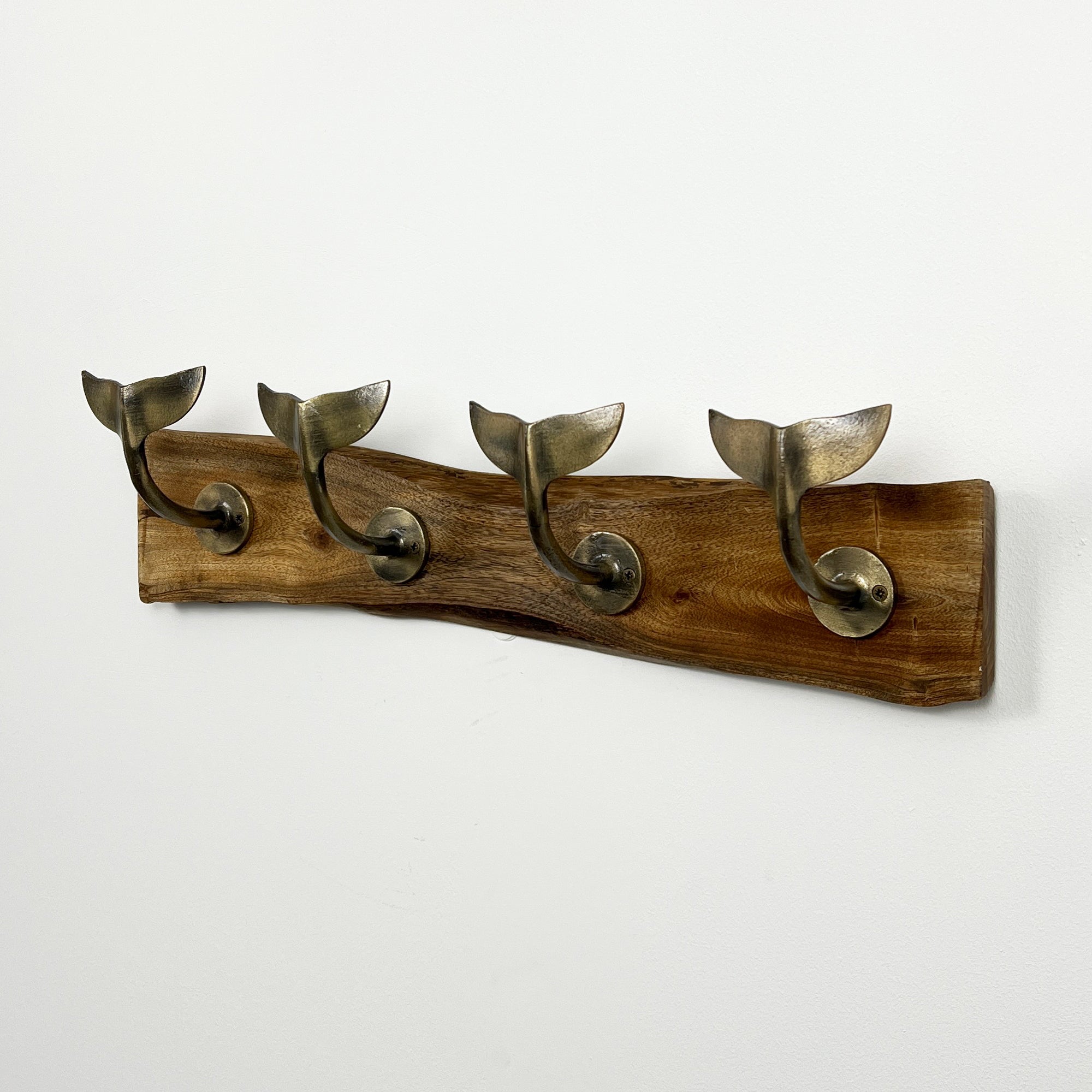 Whale Tail Storage Hook Rack – Gold